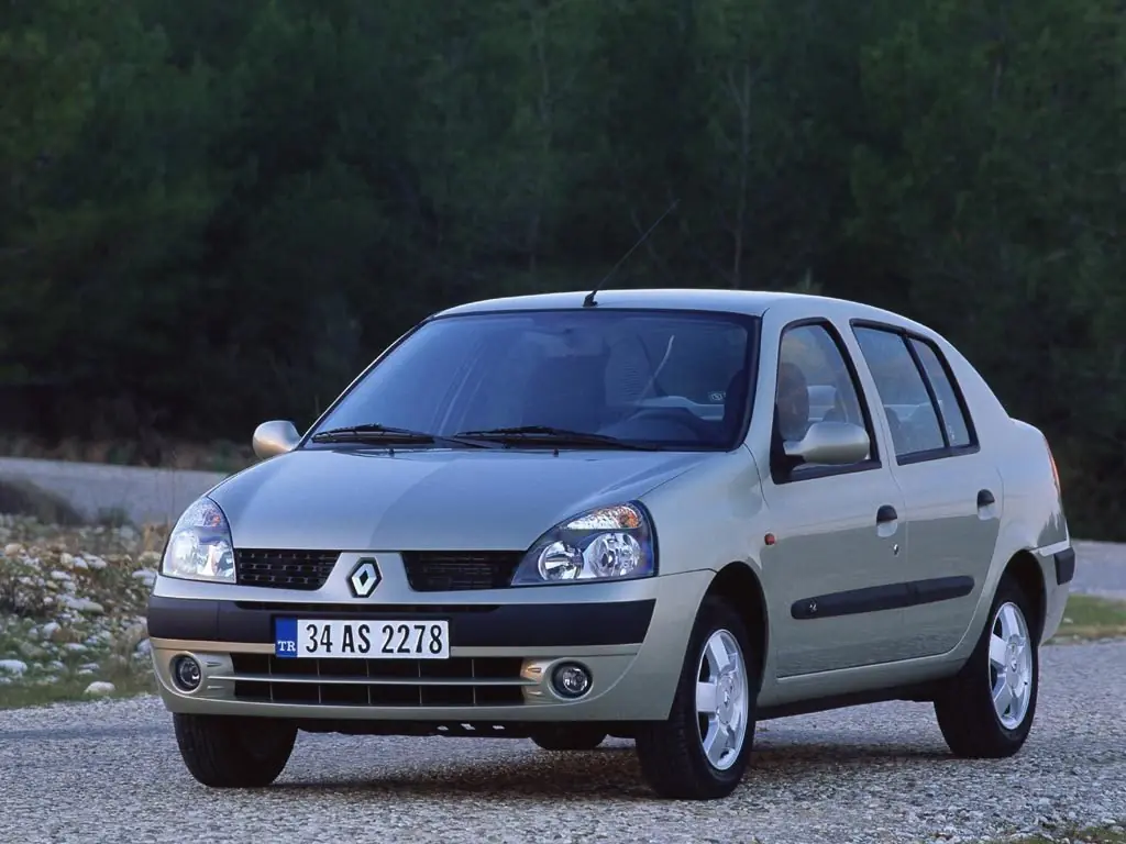 Renault Symbol (LB0C, LB0P) 1 поколение, рестайлинг, седан (03.2002 - 10.2006)